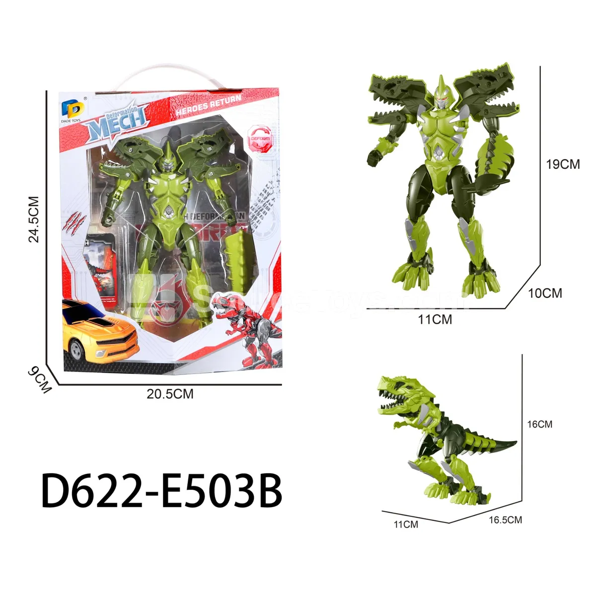 Transforming Mecha Toy, Window Box (D622-E503B) Transforming Mecha Toy, Window Box (D622-E503B)
