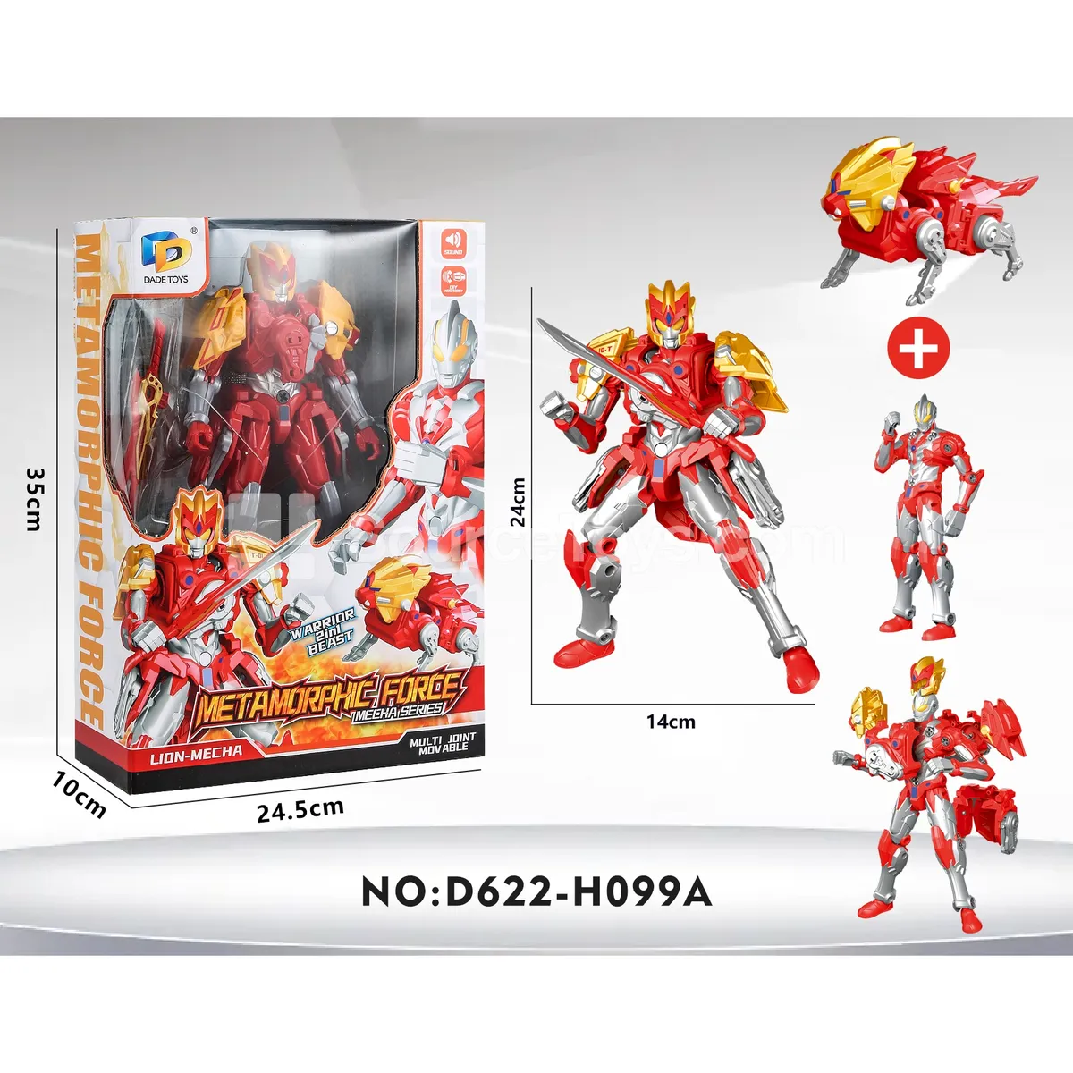 Transforming Lion Figure (D622-H099A) Transforming Lion Figure (D622-H099A)