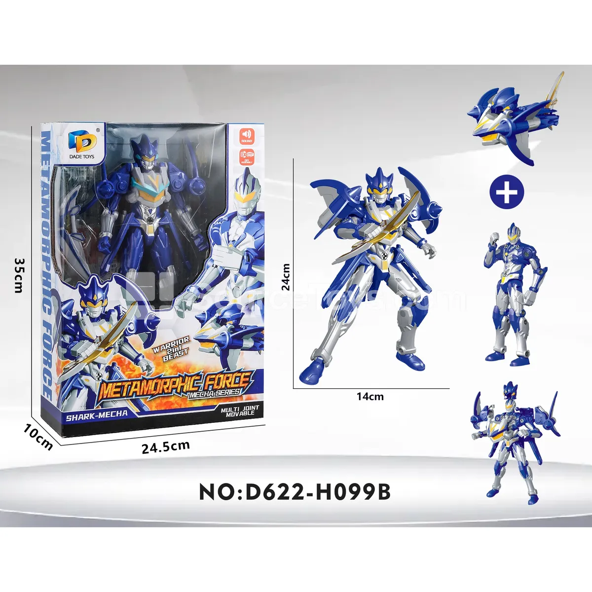 Blue Shark Transforming Figure Blue Shark Transforming Figure