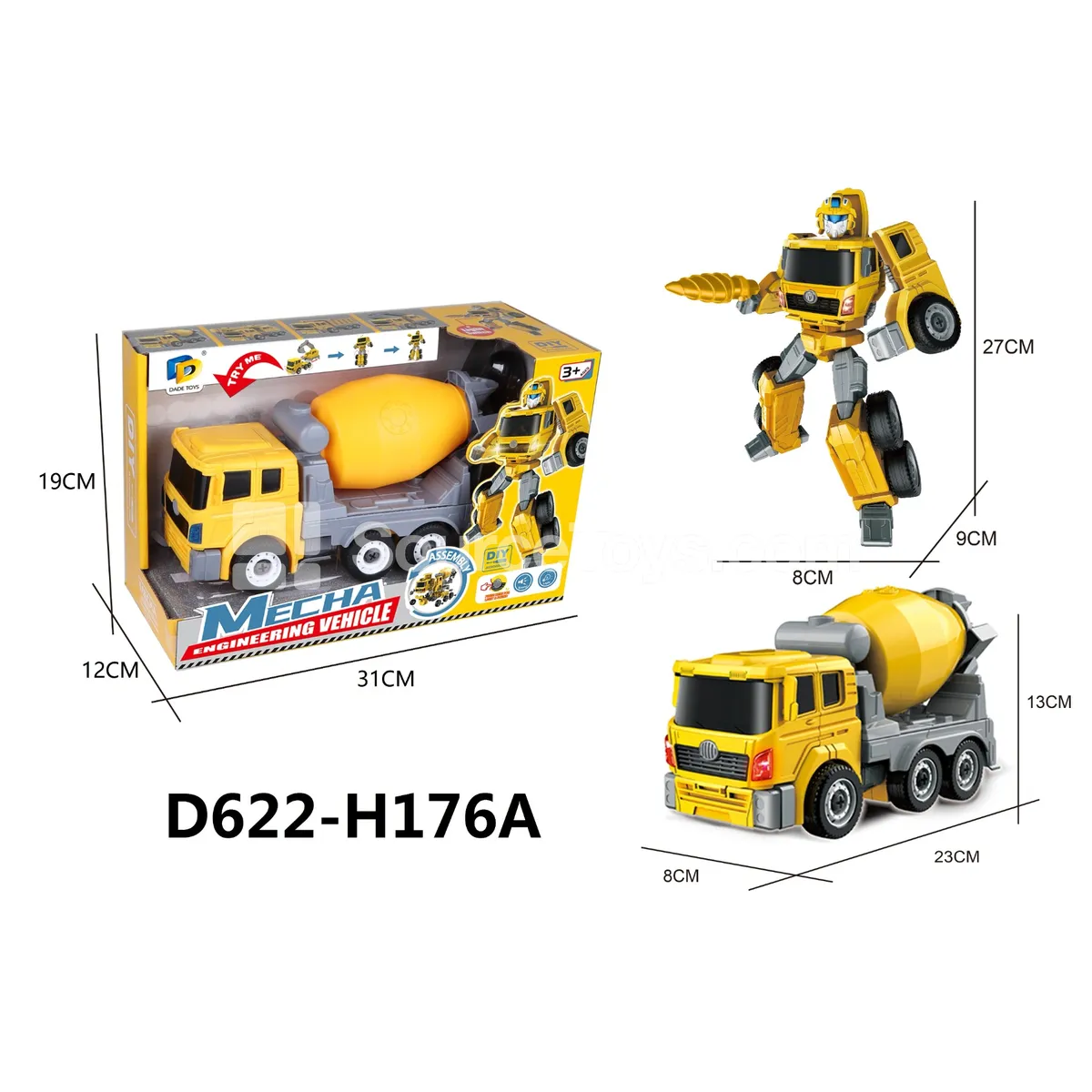 DIY Assembly Transforming Construction Vehicle DIY Assembly Transforming Construction Vehicle