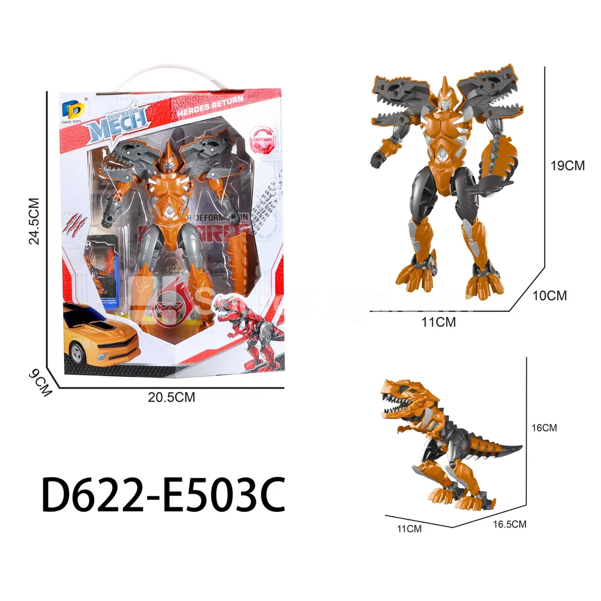 Transforming Mecha Toy, Window Box (D622-E503C) Transforming Mecha Toy, Window Box (D622-E503C)