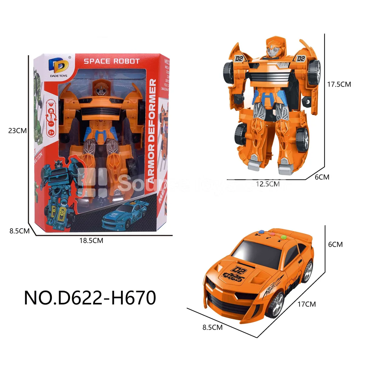 One-Step Transforming Toy (D622-H670) One-Step Transforming Toy (D622-H670)