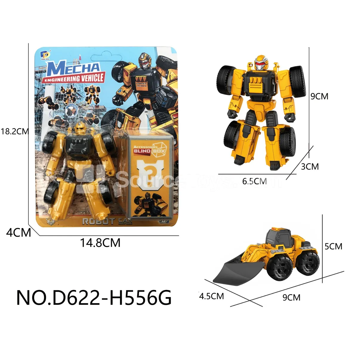 DIY Assembly Transforming Construction Vehicle (D622-H556G) DIY Assembly Transforming Construction Vehicle (D622-H556G)