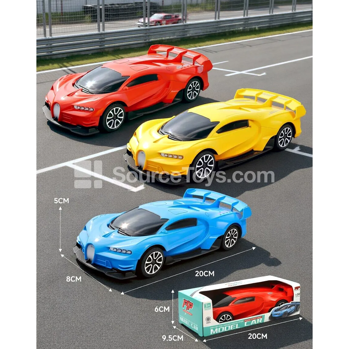 Friction-Powered City Race Car, 3 Assorted Colors (3179B) Friction-Powered City Race Car, 3 Assorted Colors (3179B)