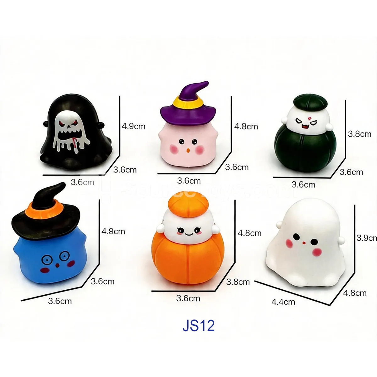 Halloween Pull-Back Toy Series, Q-Version (JS12)