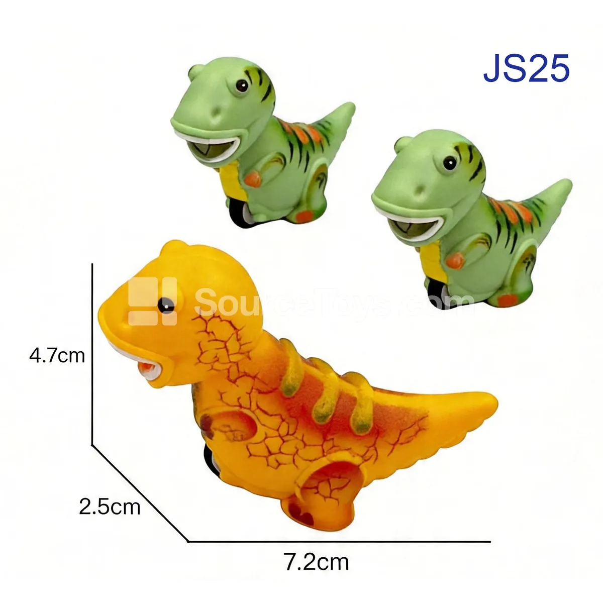 Friction-Powered Cartoon Dinosaur Toy, Tyrannosaurus (JS25) Friction-Powered Cartoon Dinosaur Toy, Tyrannosaurus (JS25)