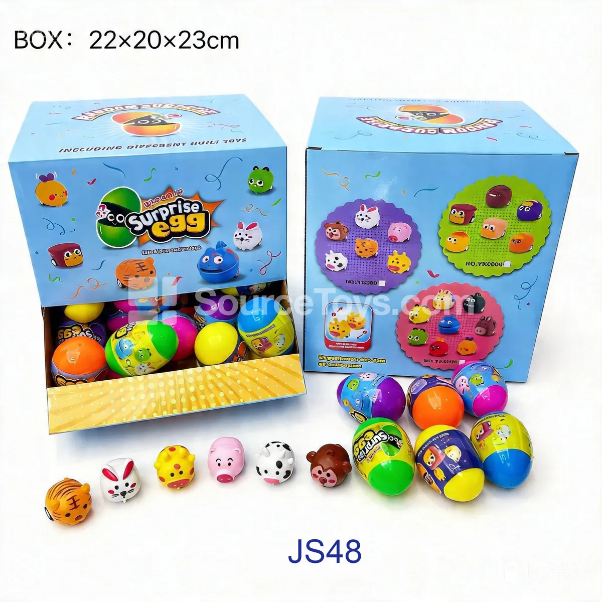 Easter Animal Pull-Back Cars, 6 Assorted Designs (JS48) Easter Animal Pull-Back Cars, 6 Assorted Designs (JS48)