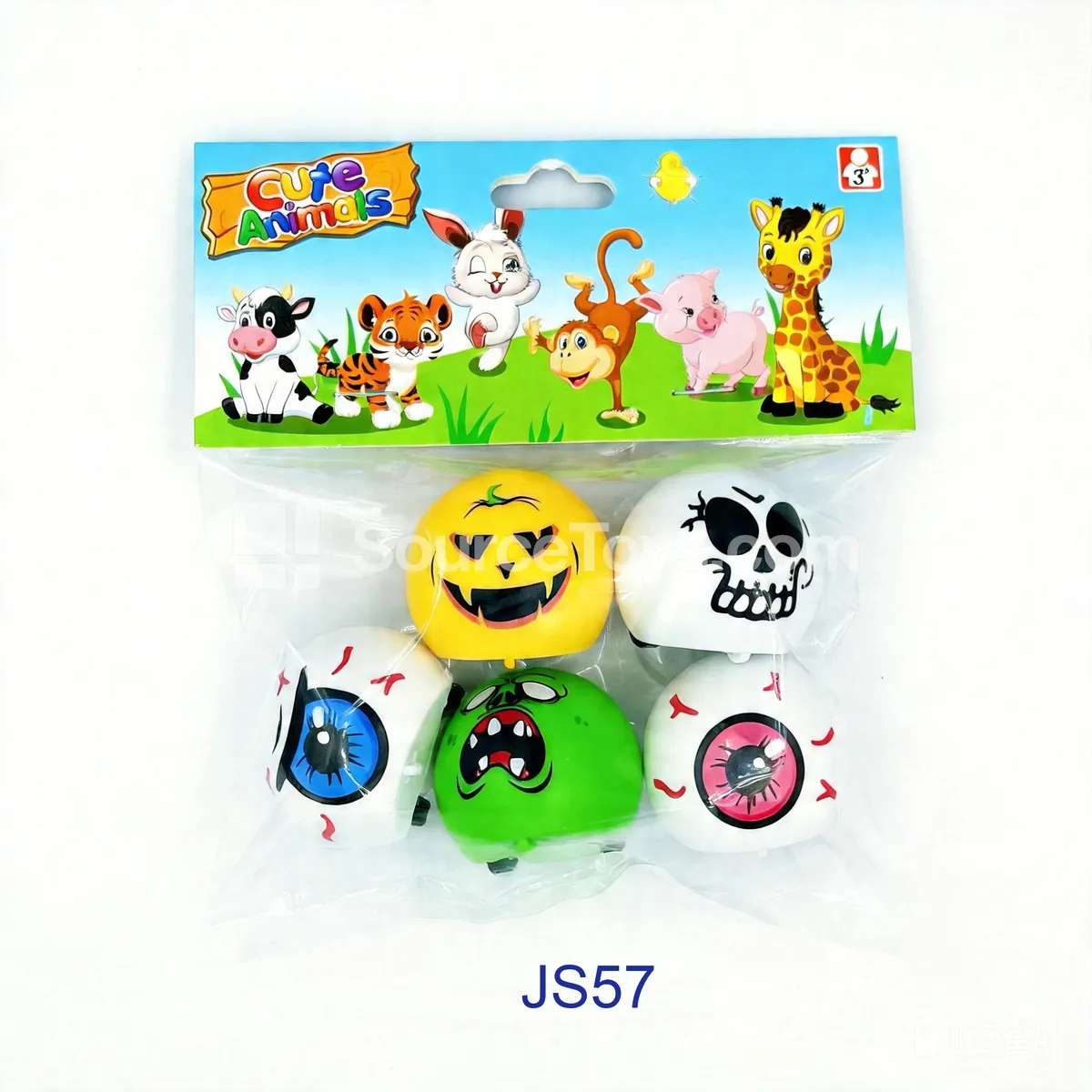 Halloween Pull-Back Roly-Poly Ball Vehicles, 5-Pack (JS57) Halloween Pull-Back Roly-Poly Ball Vehicles, 5-Pack (JS57)