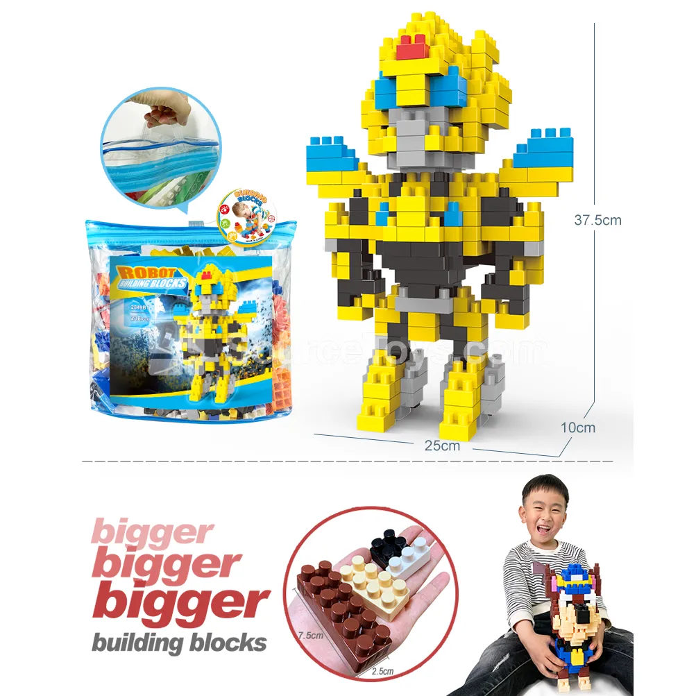 Large-Piece Building Block Set, 238 Pieces (2849C1) Large-Piece Building Block Set, 238 Pieces (2849C1)