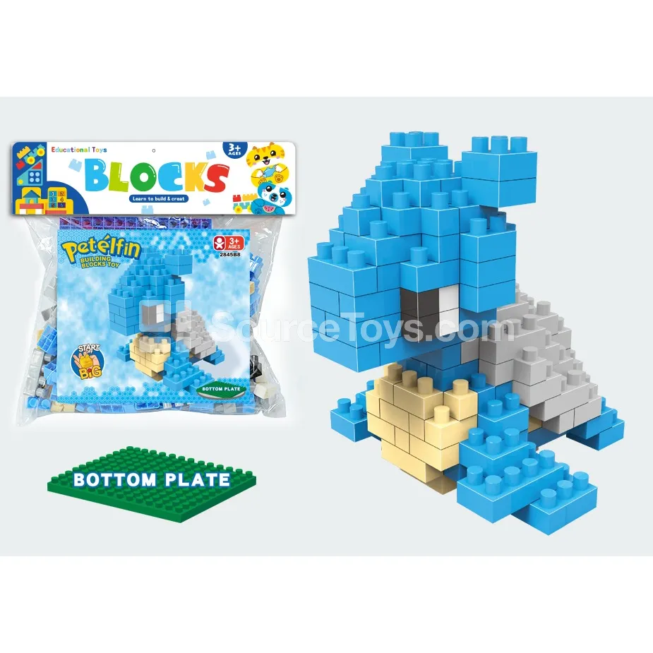 Large-Piece Building Block Set with Baseplate, 137 Pieces (2845B8) Large-Piece Building Block Set with Baseplate, 137 Pieces (2845B8)