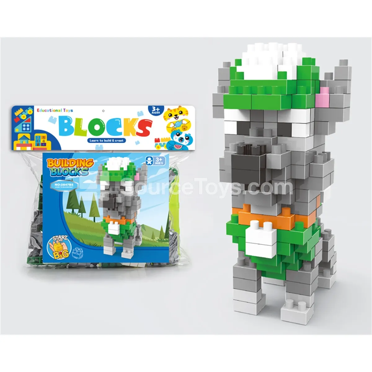 Large-Piece Building Block Set, 165 Pieces (2847B5) Large-Piece Building Block Set, 165 Pieces (2847B5)