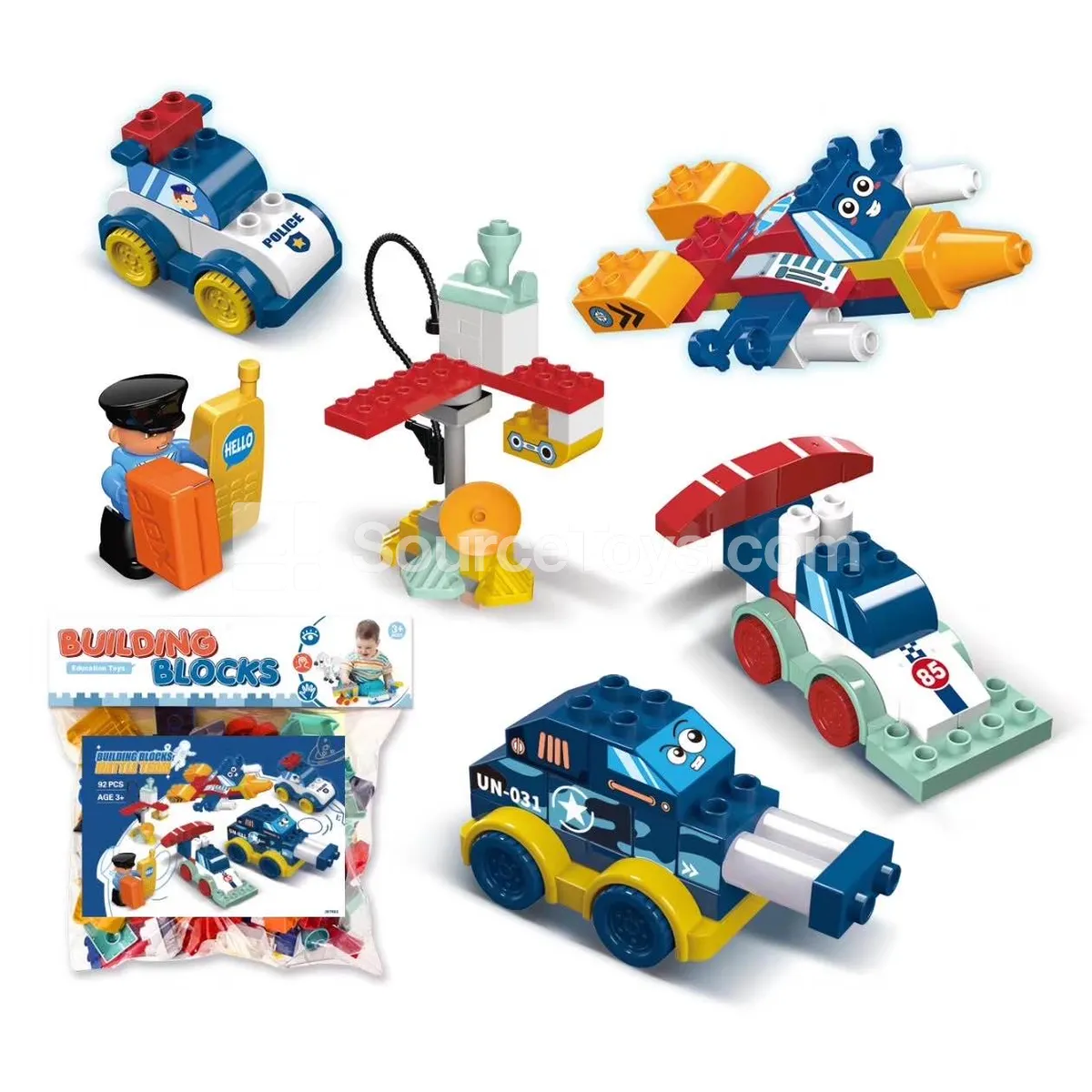 Car-Themed Building Block Set, 152 Pieces (2876B4) Car-Themed Building Block Set, 152 Pieces (2876B4)