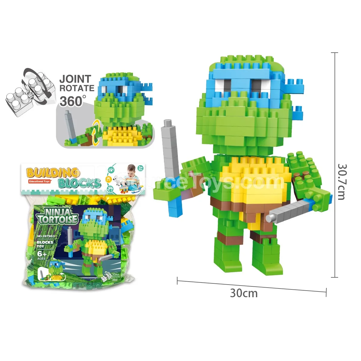 Large-Piece Building Block Set, 244 Pieces (2879B3) Large-Piece Building Block Set, 244 Pieces (2879B3)