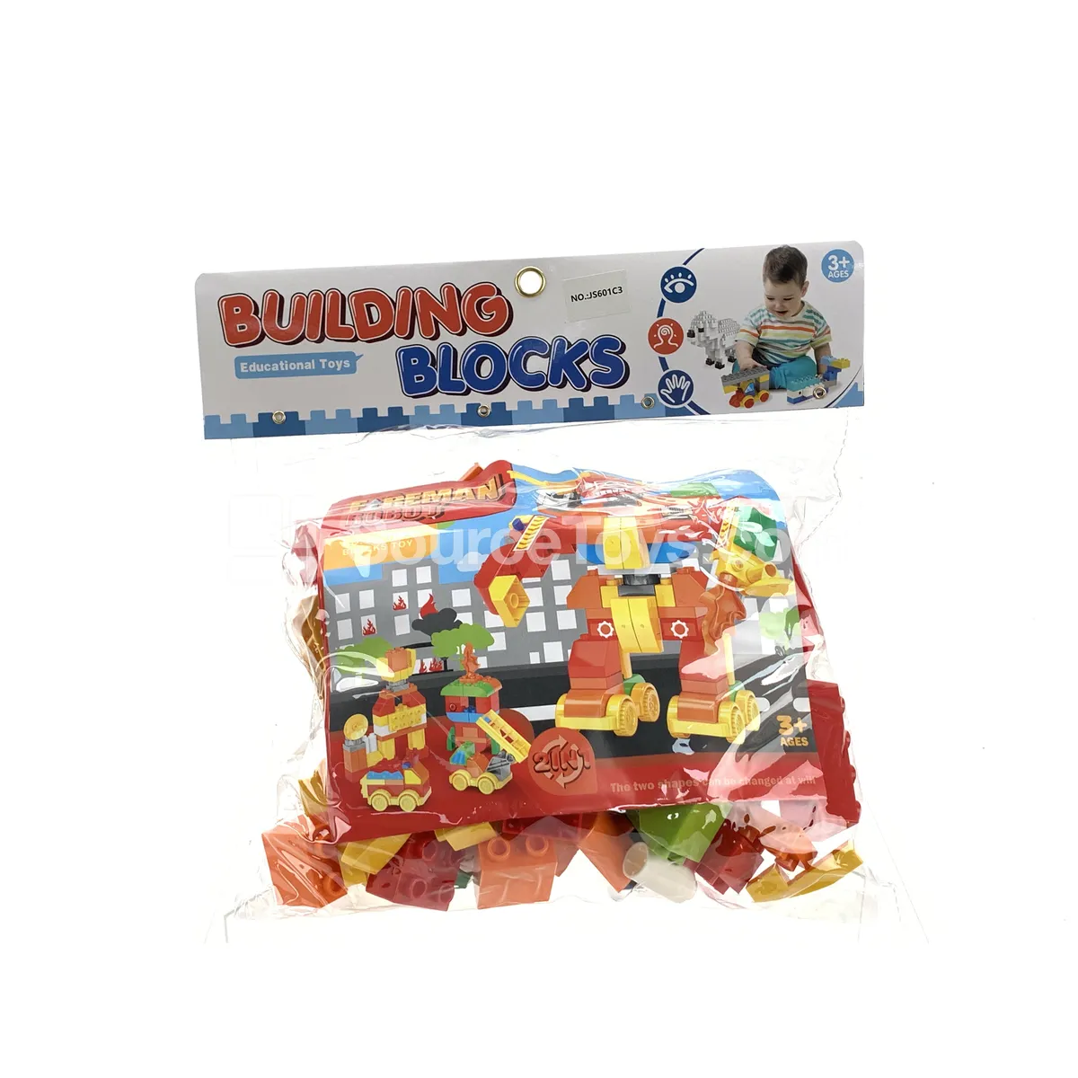 Fire Rescue Robot Model Kit with Rotatable Arms, 81 Pieces (JS601C3) Fire Rescue Robot Model Kit with Rotatable Arms, 81 Pieces (JS601C3)