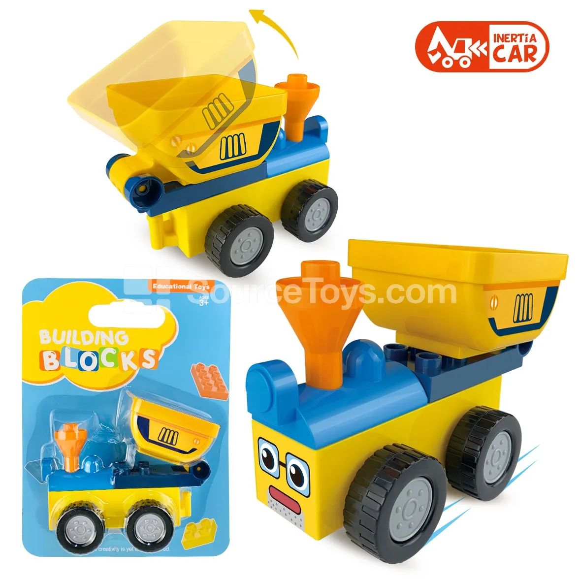 Friction-Powered Construction Vehicle Toys, 6 Assorted Designs (JS602B2) Friction-Powered Construction Vehicle Toys, 6 Assorted Designs (JS602B2)