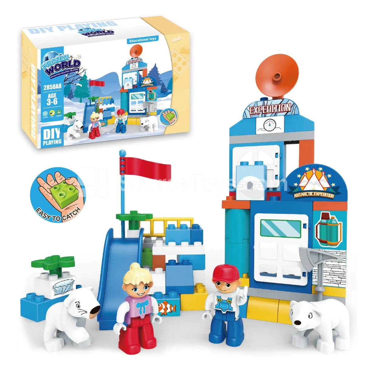 Polar-Themed Building Block Set (2858A8) Polar-Themed Building Block Set (2858A8)