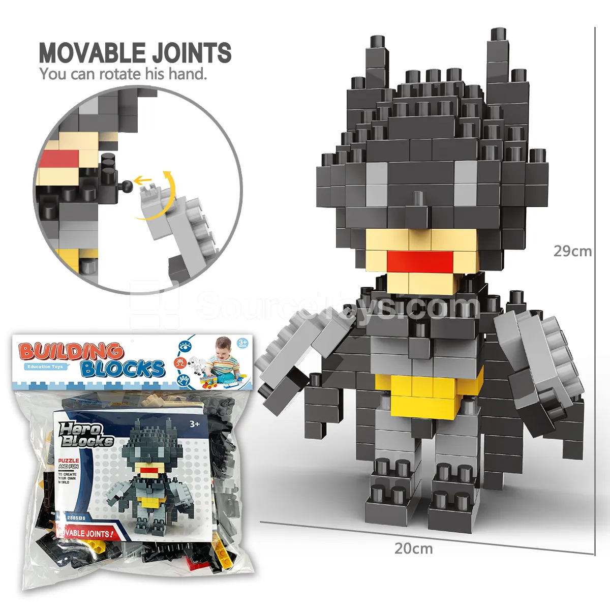 Batman Building Blocks Set, 190 Pieces (2865B6)