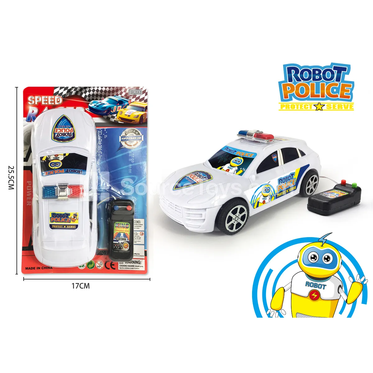 Wired-Control Police Car (6818B)