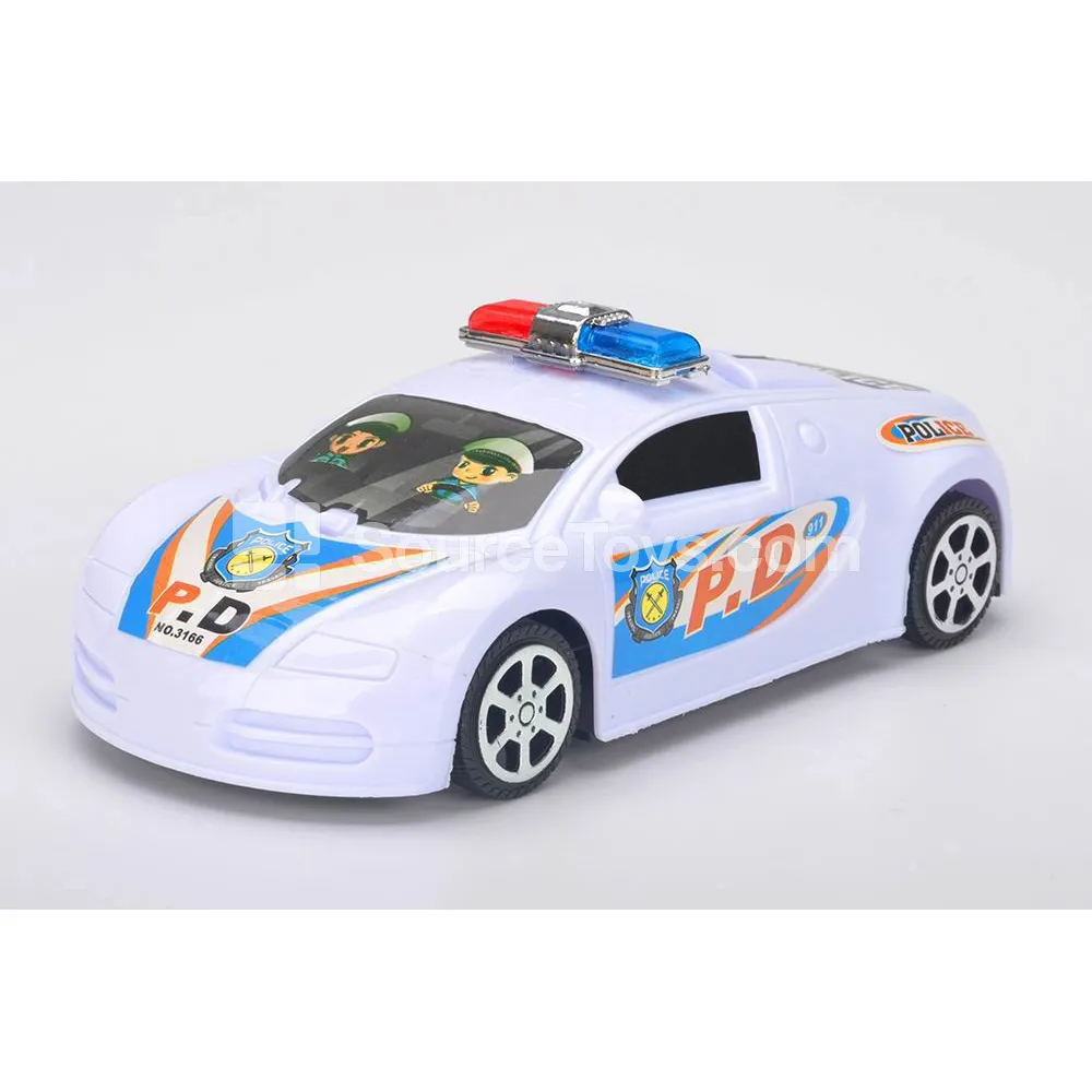 Friction-Powered Police Car (3166A)