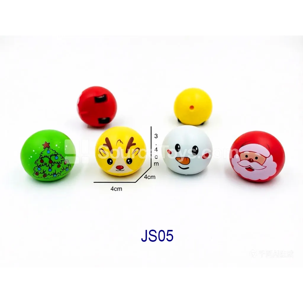 Christmas Pull-Back Roly-Poly Ball Vehicle Toys (JS05) Christmas Pull-Back Roly-Poly Ball Vehicle Toys (JS05)