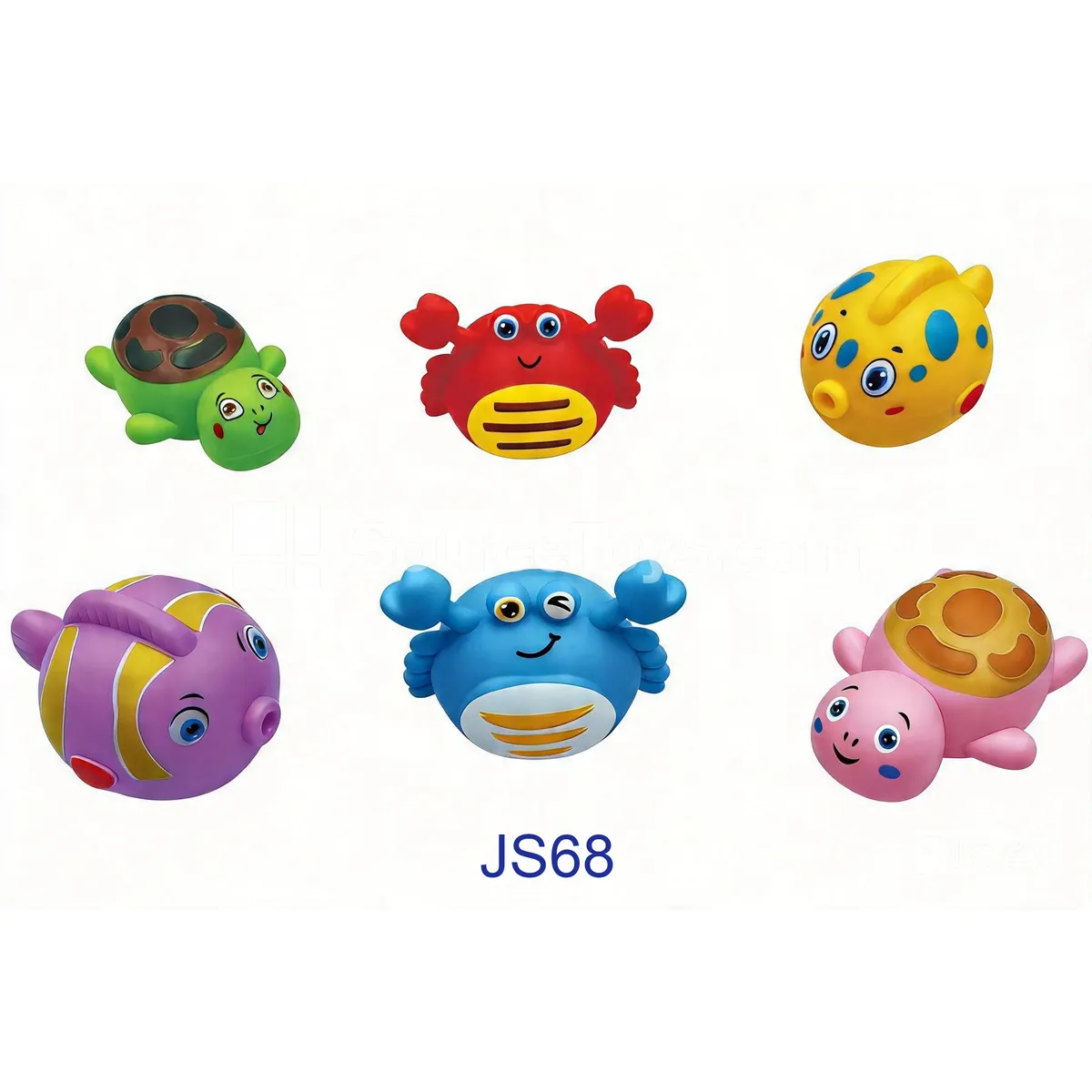 Pull-Back Toy Sea Animals, 3 Assorted Designs (JS68) Pull-Back Toy Sea Animals, 3 Assorted Designs (JS68)