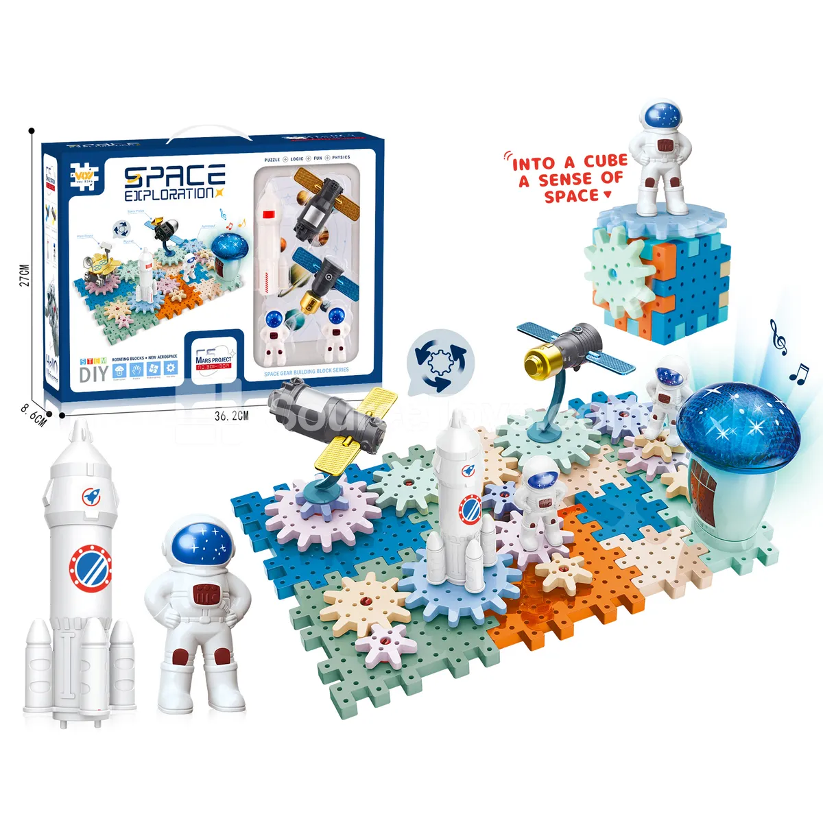 Space Station Gear Building Set (301-150A) Space Station Gear Building Set (301-150A)