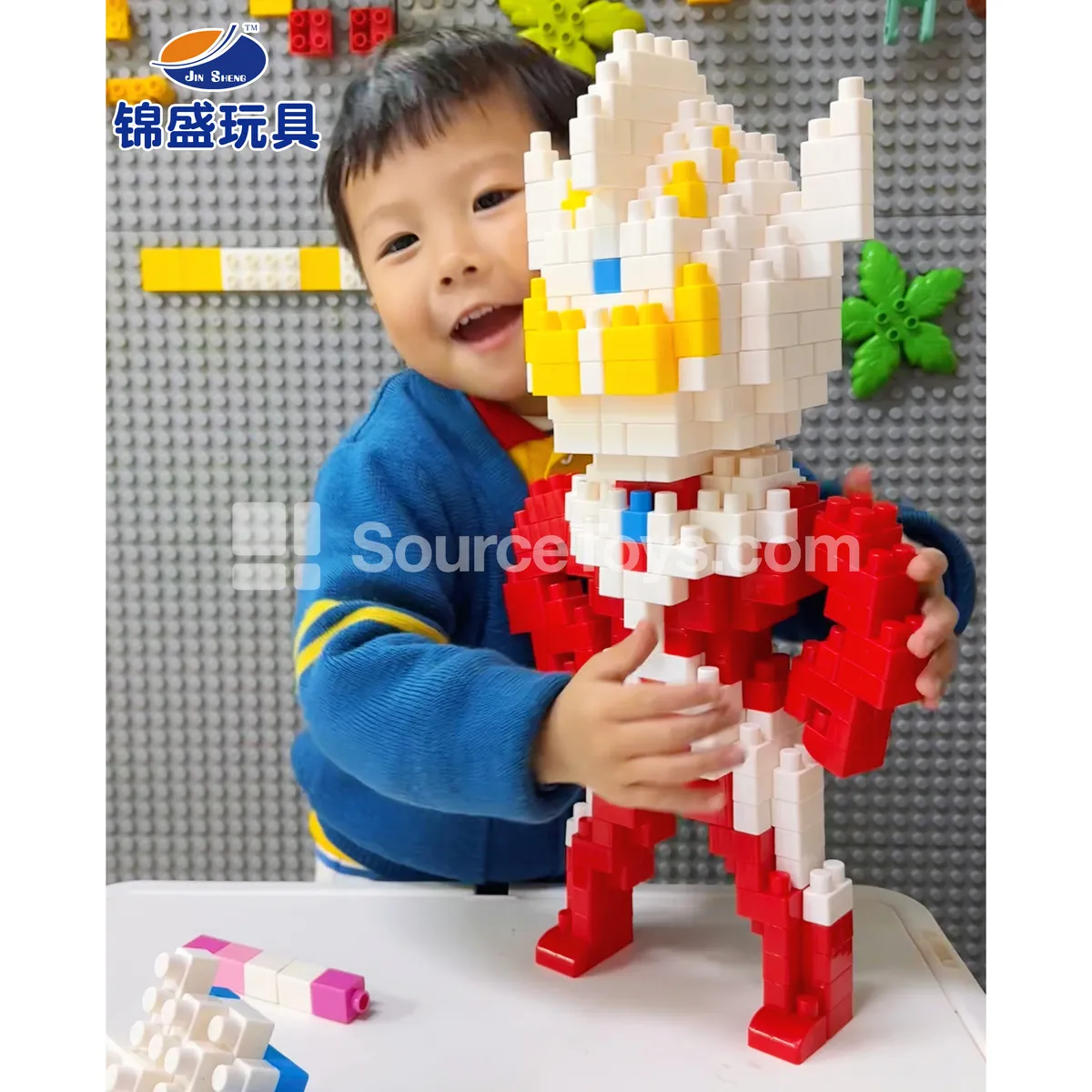 Building Block Stacking Toy, 346 Pieces (JS615B6) Building Block Stacking Toy, 346 Pieces (JS615B6)