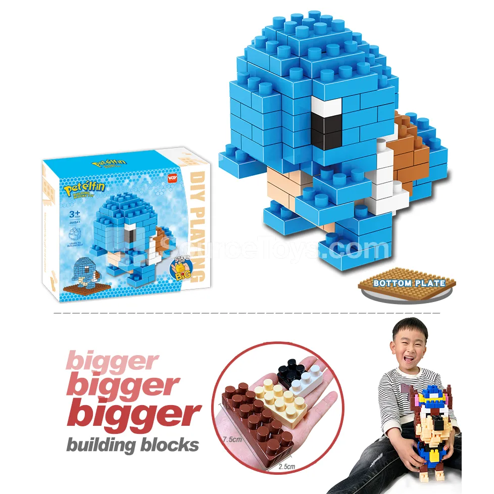 Large-Piece Building Block Set with Baseplate, 133 Pieces (2845A1) Large-Piece Building Block Set with Baseplate, 133 Pieces (2845A1)