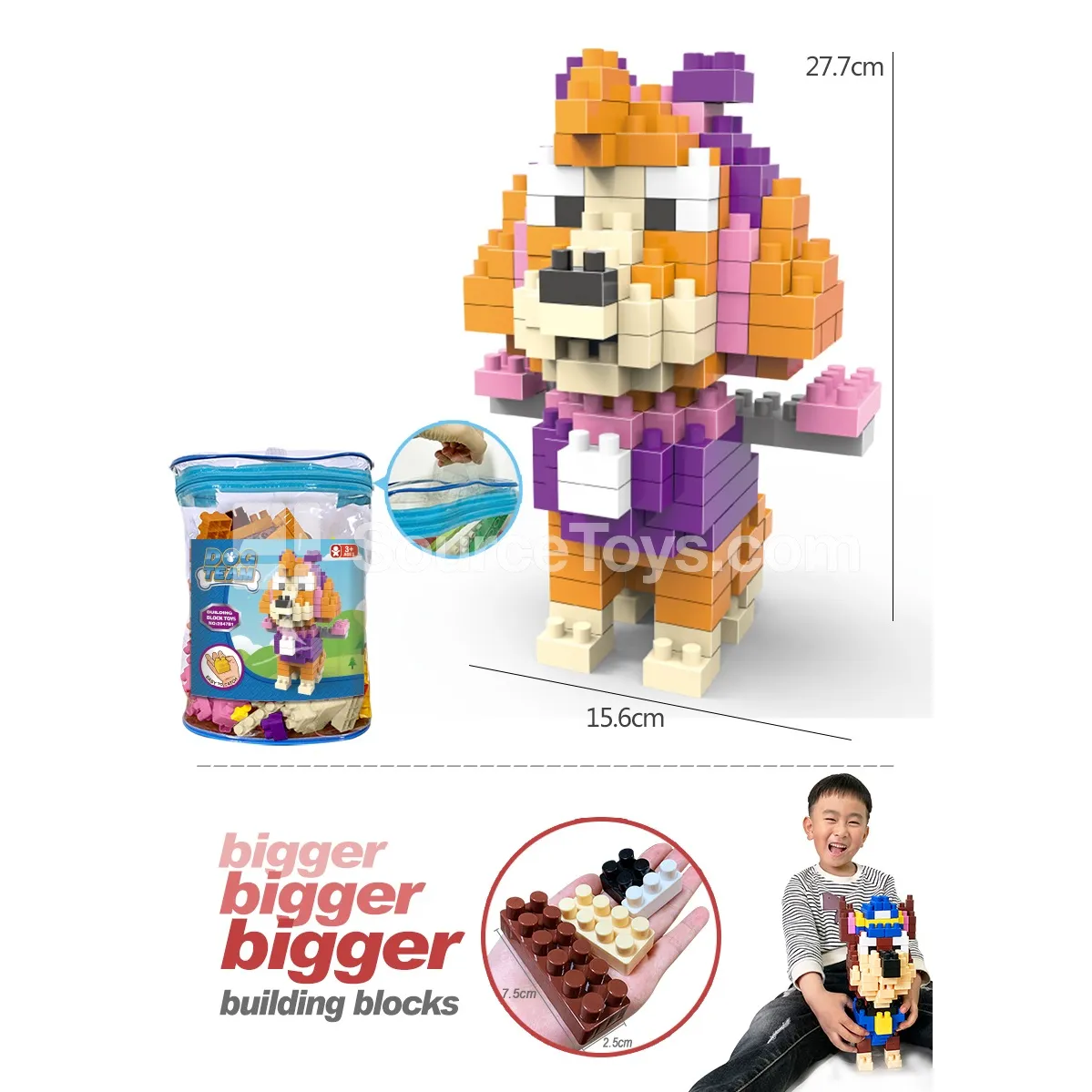 Large Building Block Set, 176 Pieces (2847C1) Large Building Block Set, 176 Pieces (2847C1)