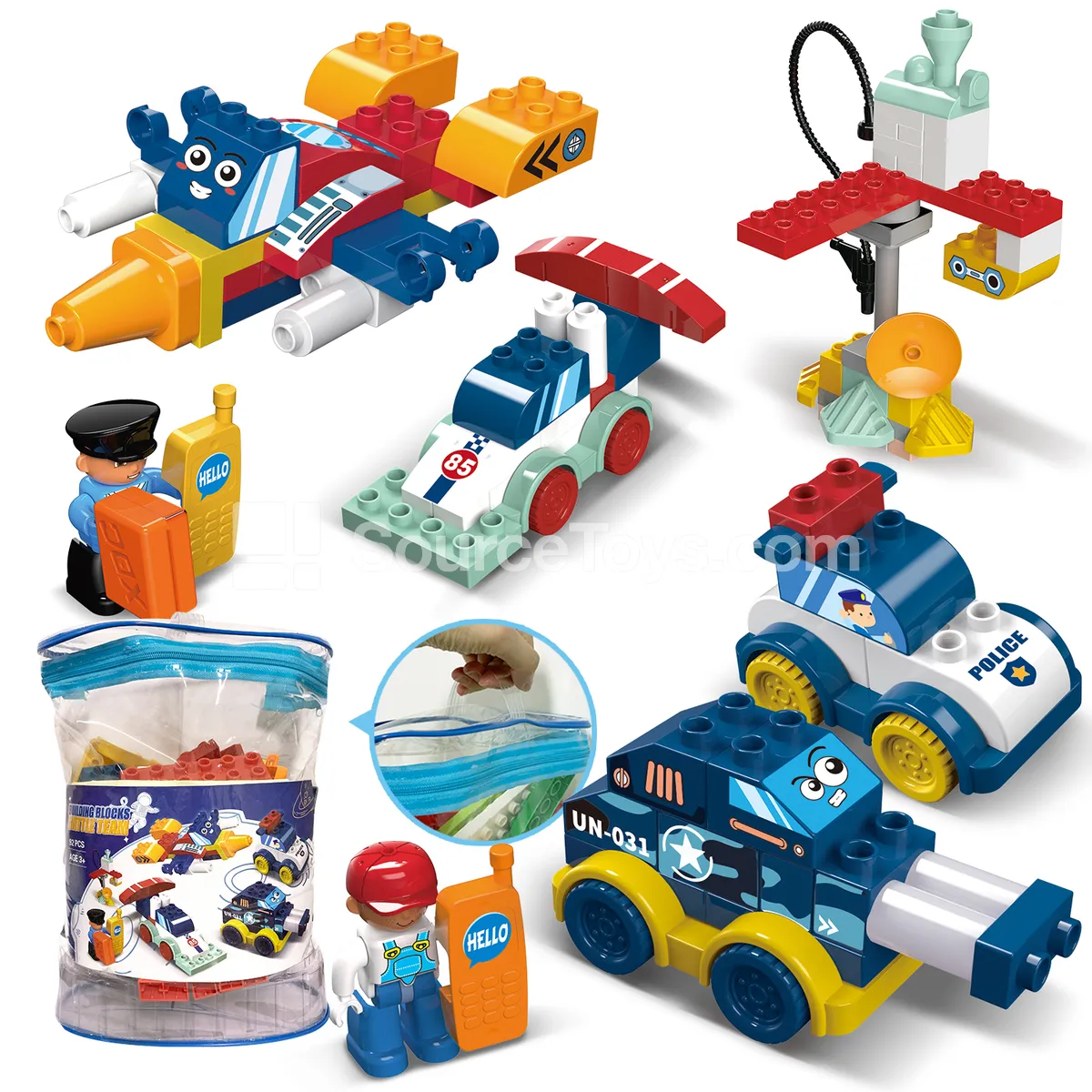 Space Squad Building Blocks, 97 Pieces (2876C3)