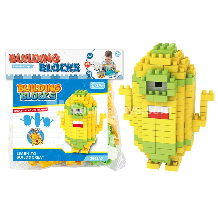 Large Building Block Set, 206 Pieces (2842B3)