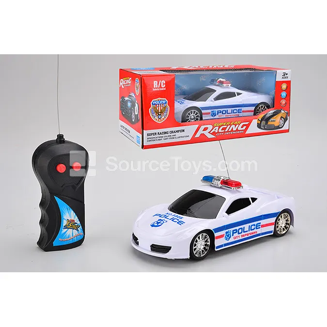 2-Channel Remote Control Police Car (3305A)