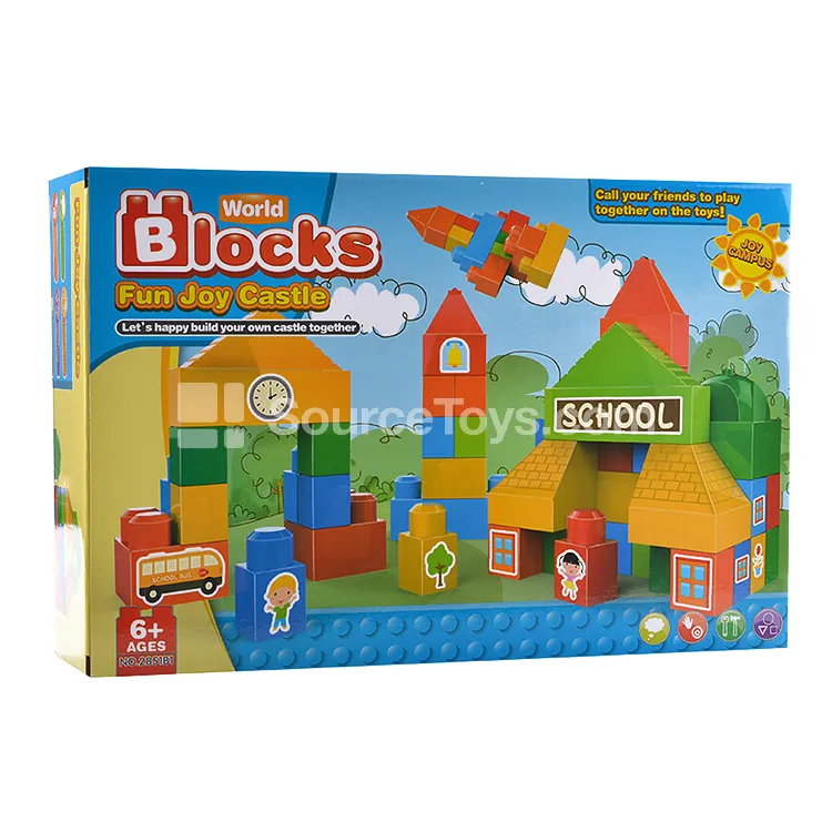 Castle Building Blocks, 44 Pieces (2851B1) Castle Building Blocks, 44 Pieces (2851B1)