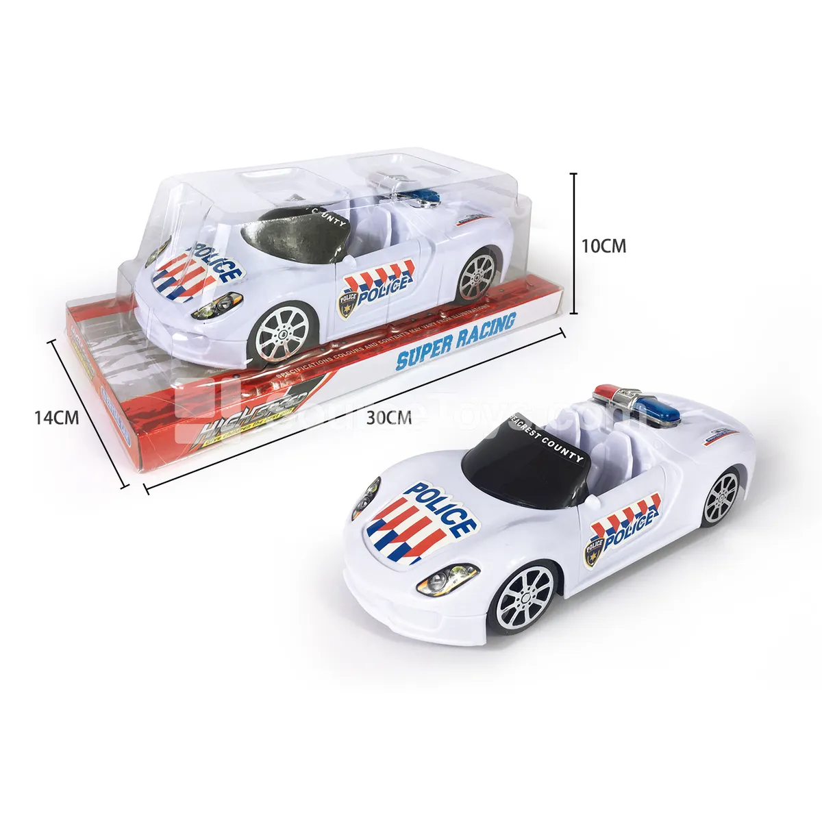 Friction-Powered Police Car (3139C) Friction-Powered Police Car (3139C)