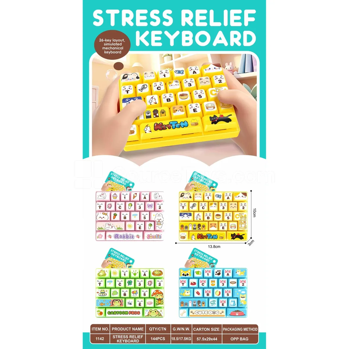 26-Key Fidget Toy (1142) 26-Key Fidget Toy (1142)
