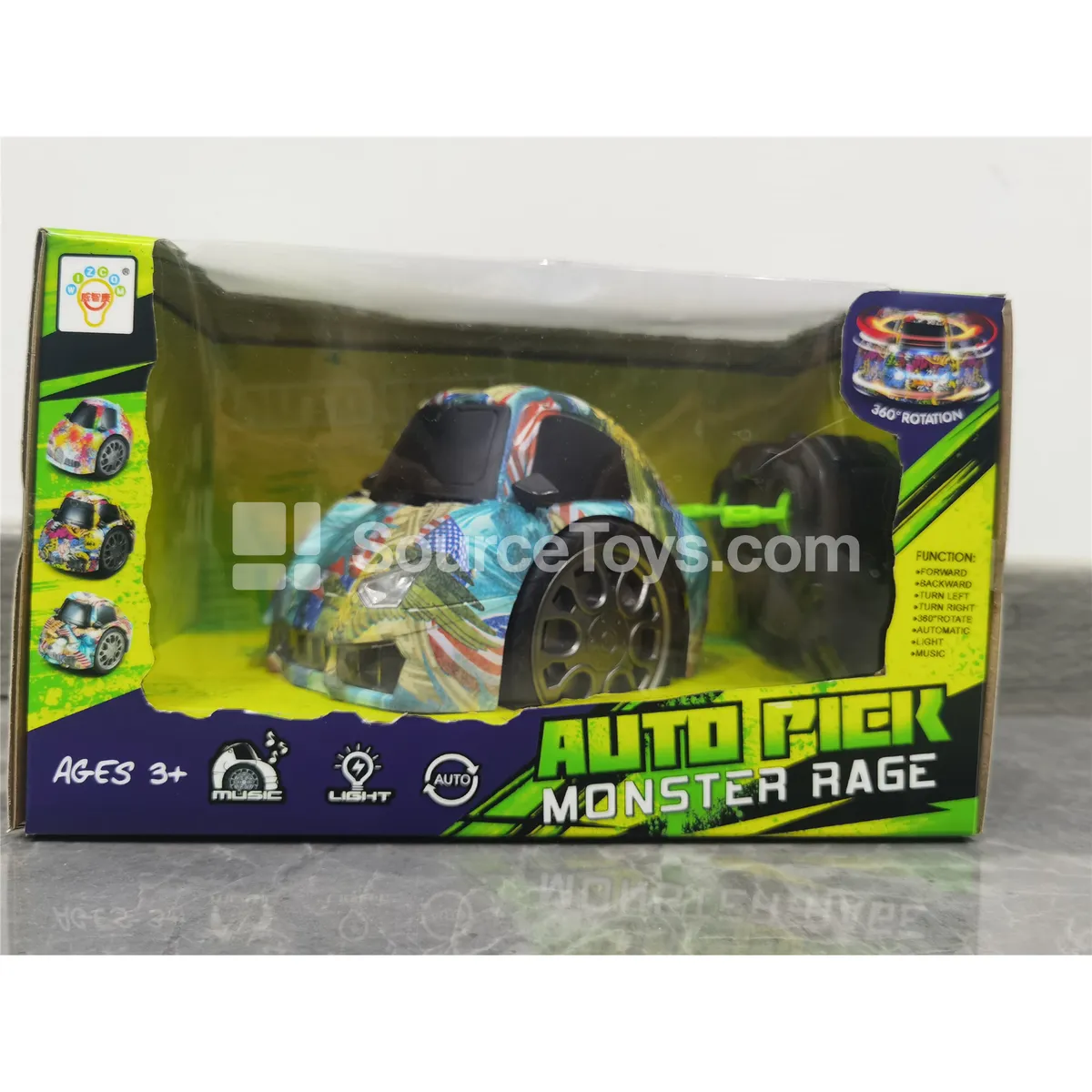 Cartoon Graffiti Remote Control Car (1352-3)