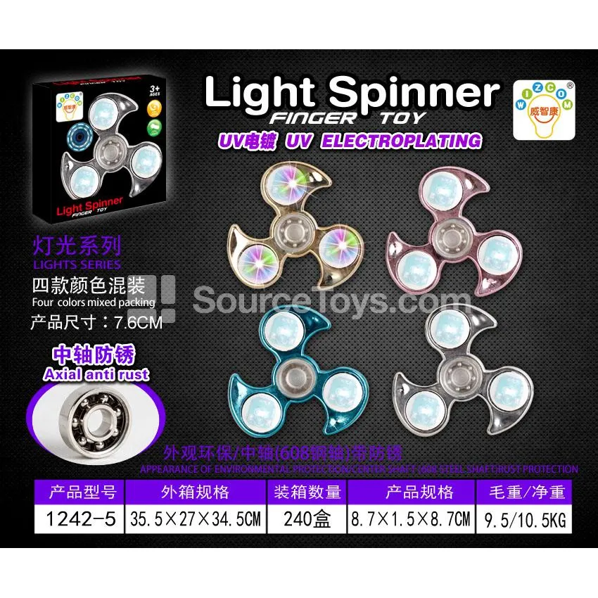 Ninja Fidget Spinner with Lights (1242-5) Ninja Fidget Spinner with Lights (1242-5)
