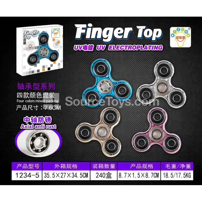 Spray-Finished Fidget Spinner (1234-5)