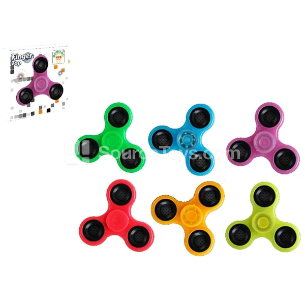 Transparent Glow-in-the-Dark Fidget Spinner (1233-3)