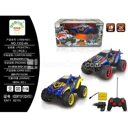 Off-Road Vehicle Toy, Blue and Black, with Battery, Charger, and Light-Up Wheels (1333-4A) Off-Road Vehicle Toy, Blue and Black, with Battery, Charger, and Light-Up Wheels (1333-4A)