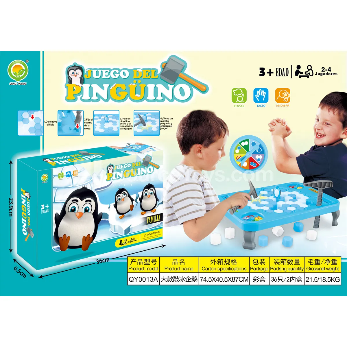 Large Penguin Ice-Breaking Toy (QY0013A)
