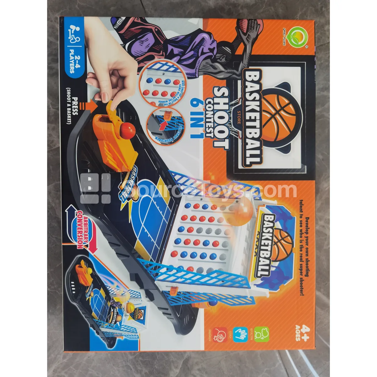 6-in-1 Basketball and Bead Game Set (1298)