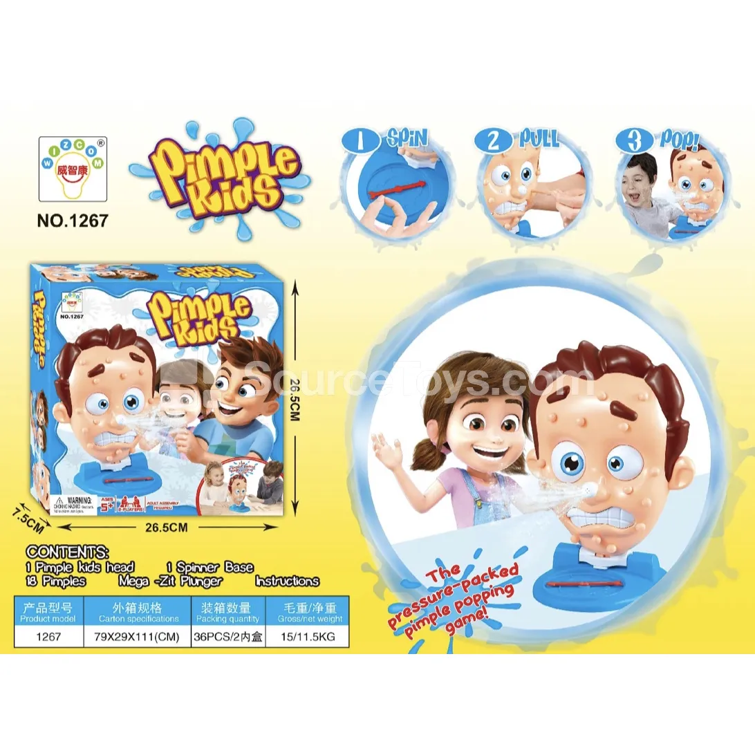 Water-Squirting Pimple-Face Toy, Tabletop Prank Game (1267) Water-Squirting Pimple-Face Toy, Tabletop Prank Game (1267)