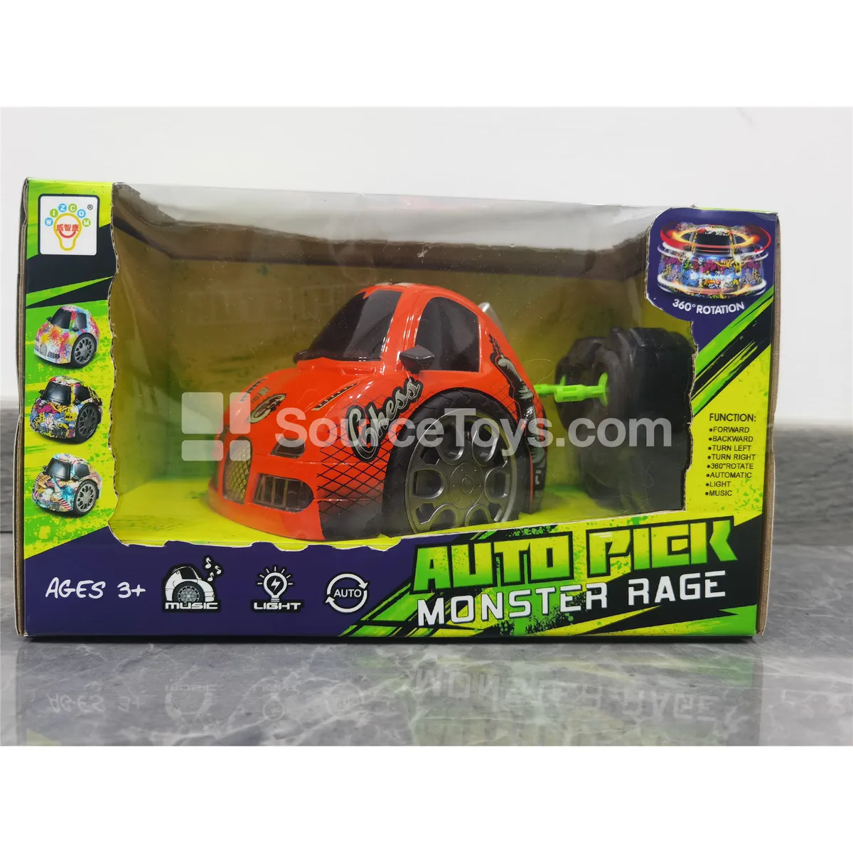 Chibi-Style Remote Control Car with 4.8V Battery Pack (1352-1A) Chibi-Style Remote Control Car with 4.8V Battery Pack (1352-1A)