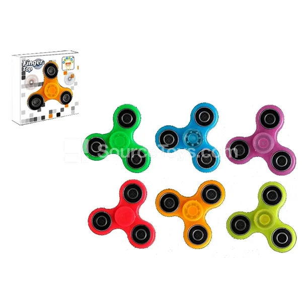 Transparent Glow-in-the-Dark Fidget Spinner (1234-3)