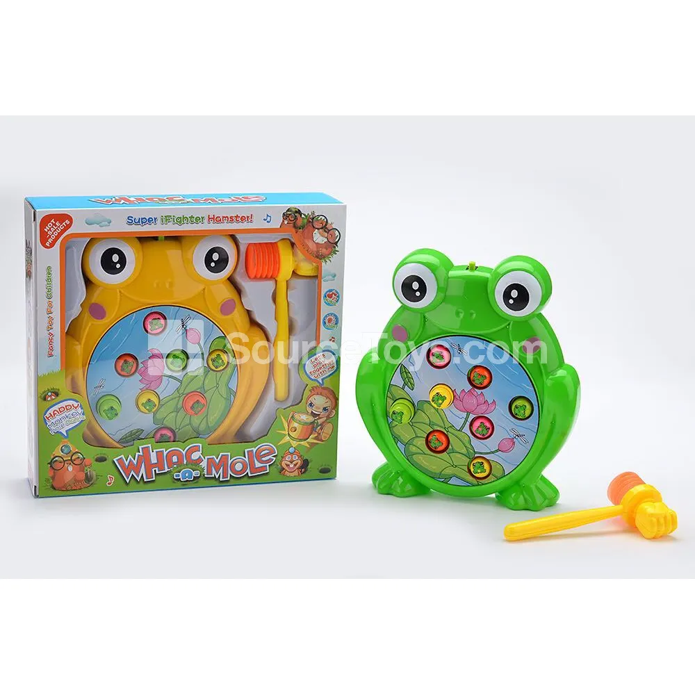 Frog Musical Spinning Whack-a-Mole Toy (8823) Frog Musical Spinning Whack-a-Mole Toy (8823)