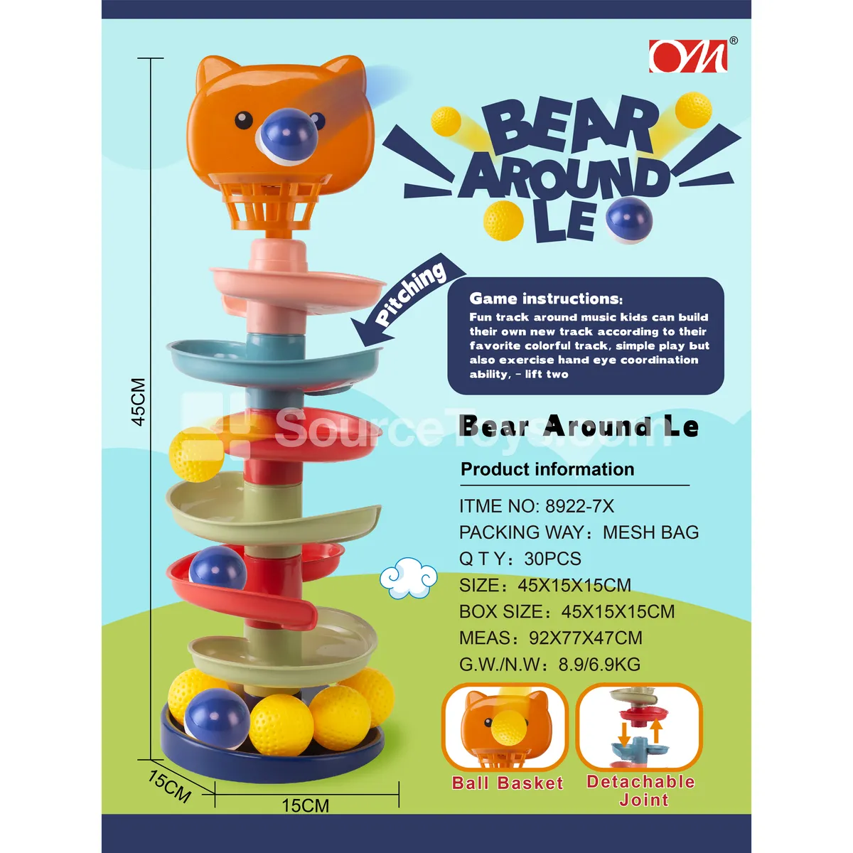 Bear Spinning Toy (8922-7X) Bear Spinning Toy (8922-7X)