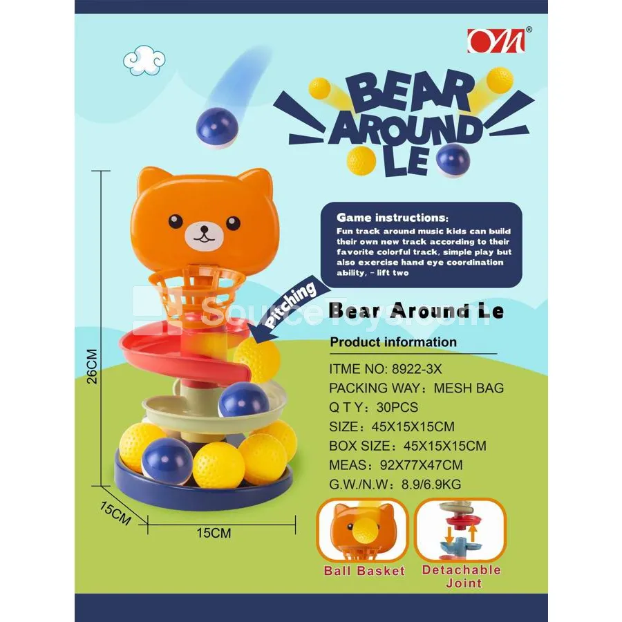 Bear Spinning Toy (8922-3X) Bear Spinning Toy (8922-3X)