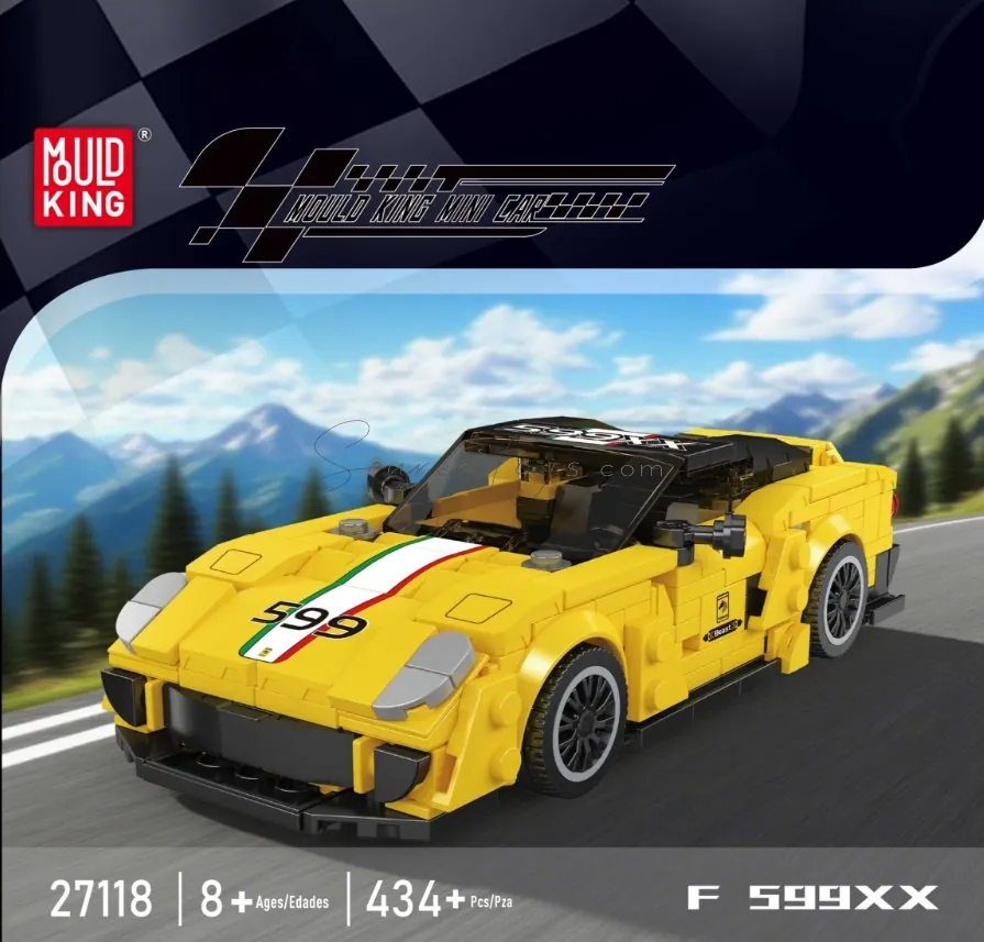 Mini Sports Car F599XX 8-Wide Display Box Set