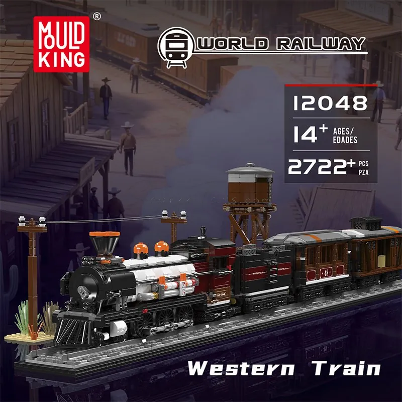 Western Train Building Blocks Set Western Train Building Blocks Set